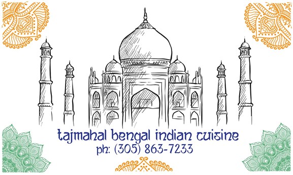 Taj Mahal Bengal Indian Cuisine in Miami, FL