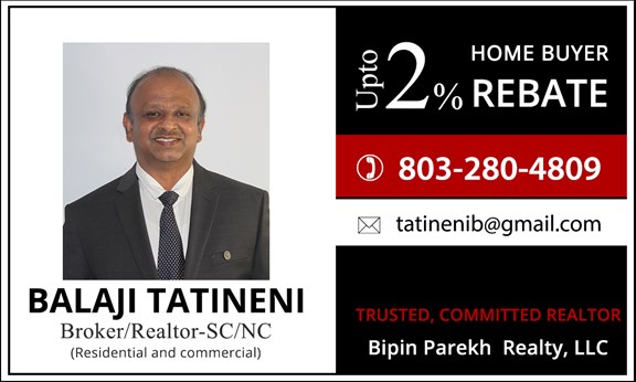 Balaji Tatineni, Realtor, Bipin Parekh Realty in Fort Mill, SC