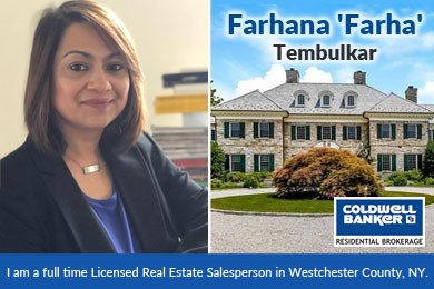 Farhana 'Farha' Tembulkar–Real Estate Agent