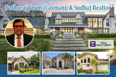 Pothuraj Team Laxmanj(Raj)Pothuraj & Sudha Pothuraj Tesla Realty Group