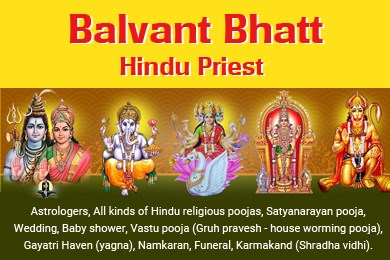 Balvant Bhatt Hindu Priest & Astrology Service