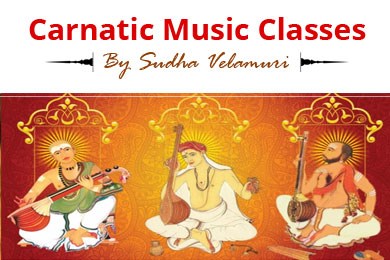 Carnatic Music Classes By Sudha Velamuri
