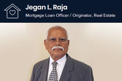 Jegan L Raja, Mortgage Loan Officer