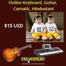 From $10 Carnatic, Hindustani, Keyboard, Guitar
