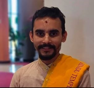 Priest Sri Balakrishna Sapkota in Osseo, MN