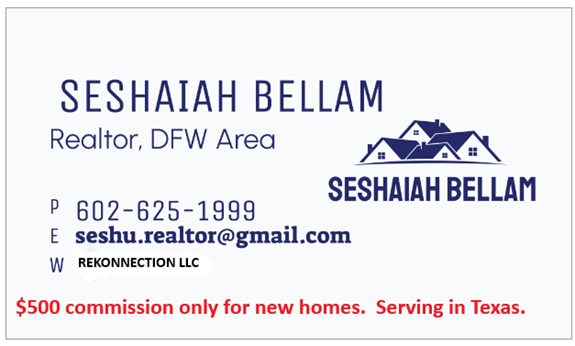 profile image for Realtor  Seshaiah Bellam - REKonnection, LLC