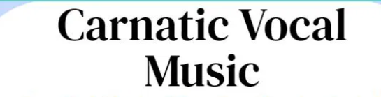 Carnatic Vocal Music By Saranya in Novi, MI