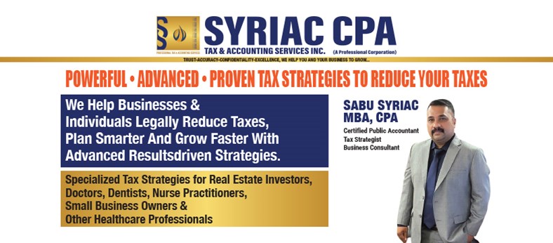 SYRIAC CPA Tax & Accounting Services, INC in Lemon Grove, CA