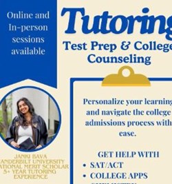 Janaki Tutor in Raleigh, NC