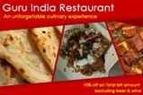 Guru India Restaurant in Raleigh, NC