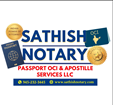 profile image for Sathish Notary Passport OCI & Apostille Services LLC