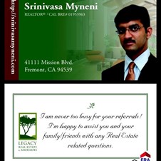 Realtor Srinivasa Myneni
