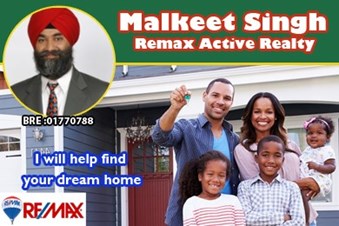 Malkeet Singh Remax Active Realty Realtor
