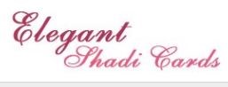 Elegant Shadi Cards