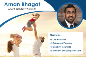Aman Bhagat Agent With New York Life