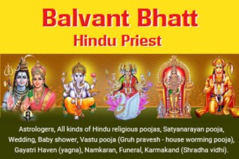Balvant Bhatt Hindu Priest & Astrology Service
