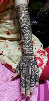 Unique Mehendi Art By Zoha