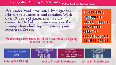 Immigration Attorney Dipti Mhaiskar