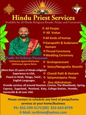 Srikiran Narayanam Hindu Priest