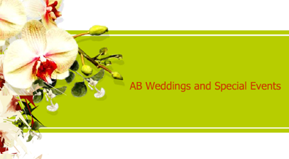 AB Weddings & Special Events