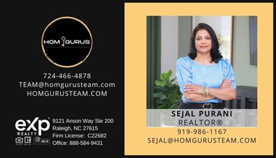 Sejal Purani Realtor