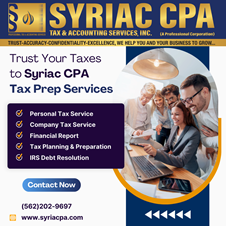 SYRIAC CPA Tax & Accounting Services, INC