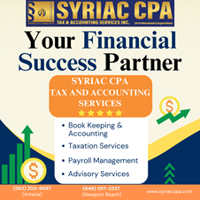 SYRIAC CPA Tax & Accounting Services, INC