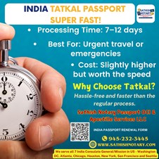 Sathish Notary Passport OCI & Apostille Services L