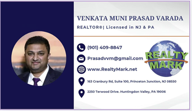 Realtor Venkata Muni Prasad Varada - RealtyMark LL