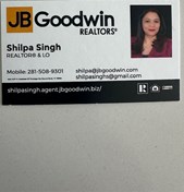 Shilpa Singh, JB Goodwin Realtors