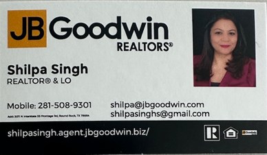 Shilpa Singh, JB Goodwin Realtors