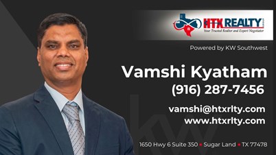 Vamshi Kyatham - Real Estate Agents in Sugar Land, TX in Sugar Land, Sugar Land