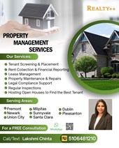 Lakshmi Chinta REAL ESTATE AND PROPERTY MANAGEMENT