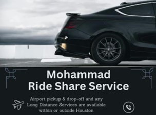 Mohammad Ride Share Service Shuttle Services Houston, TX
