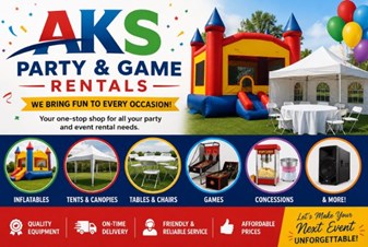 AKS Party & Game Rentals Event Rental Supplies Irving, TX US