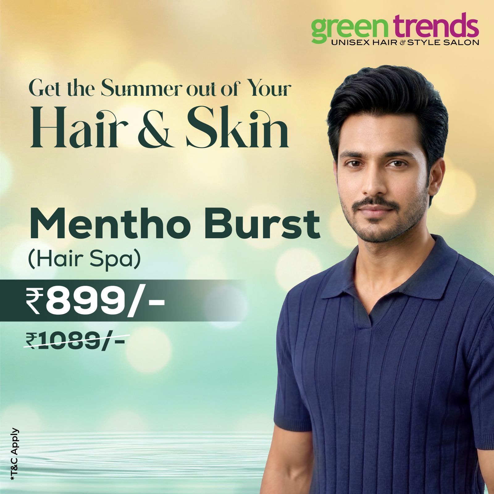 Mentho Burst Hair Spa Men