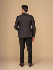 mens black tuxedo with shawl collar 2 medium