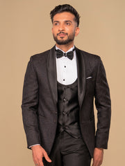 mens black tuxedo with shawl collar 5 medium