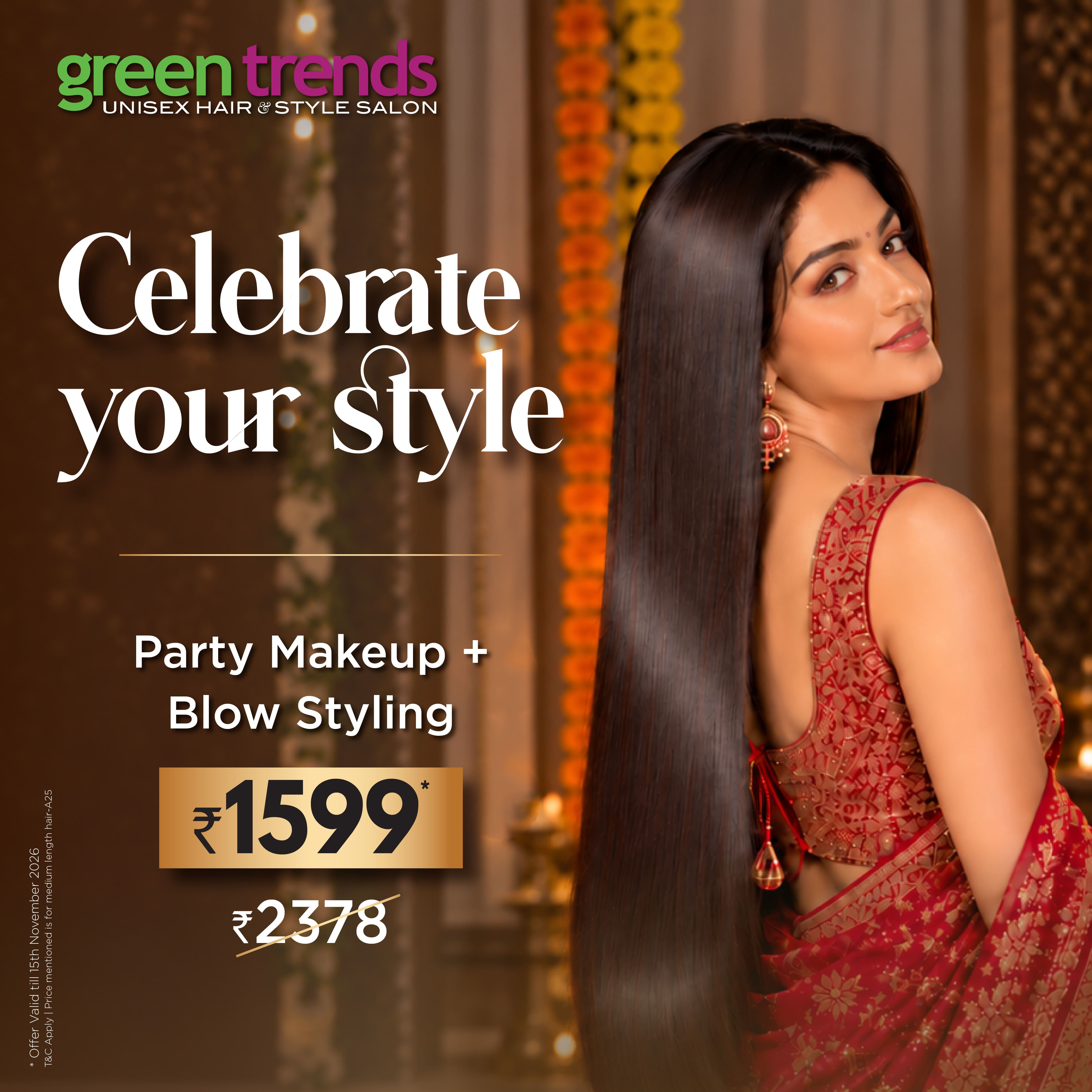 Party Makeup + Blow Styling