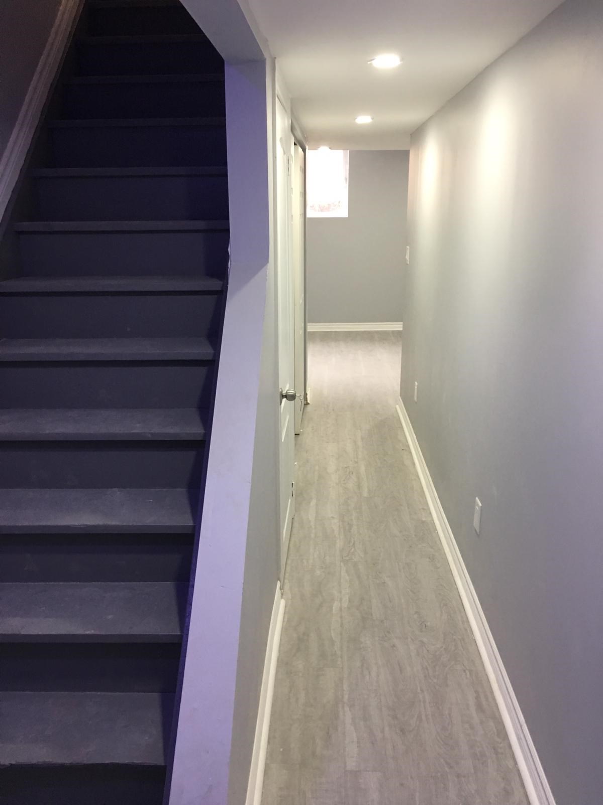 Basement And Upper Level For Rent In A Town House