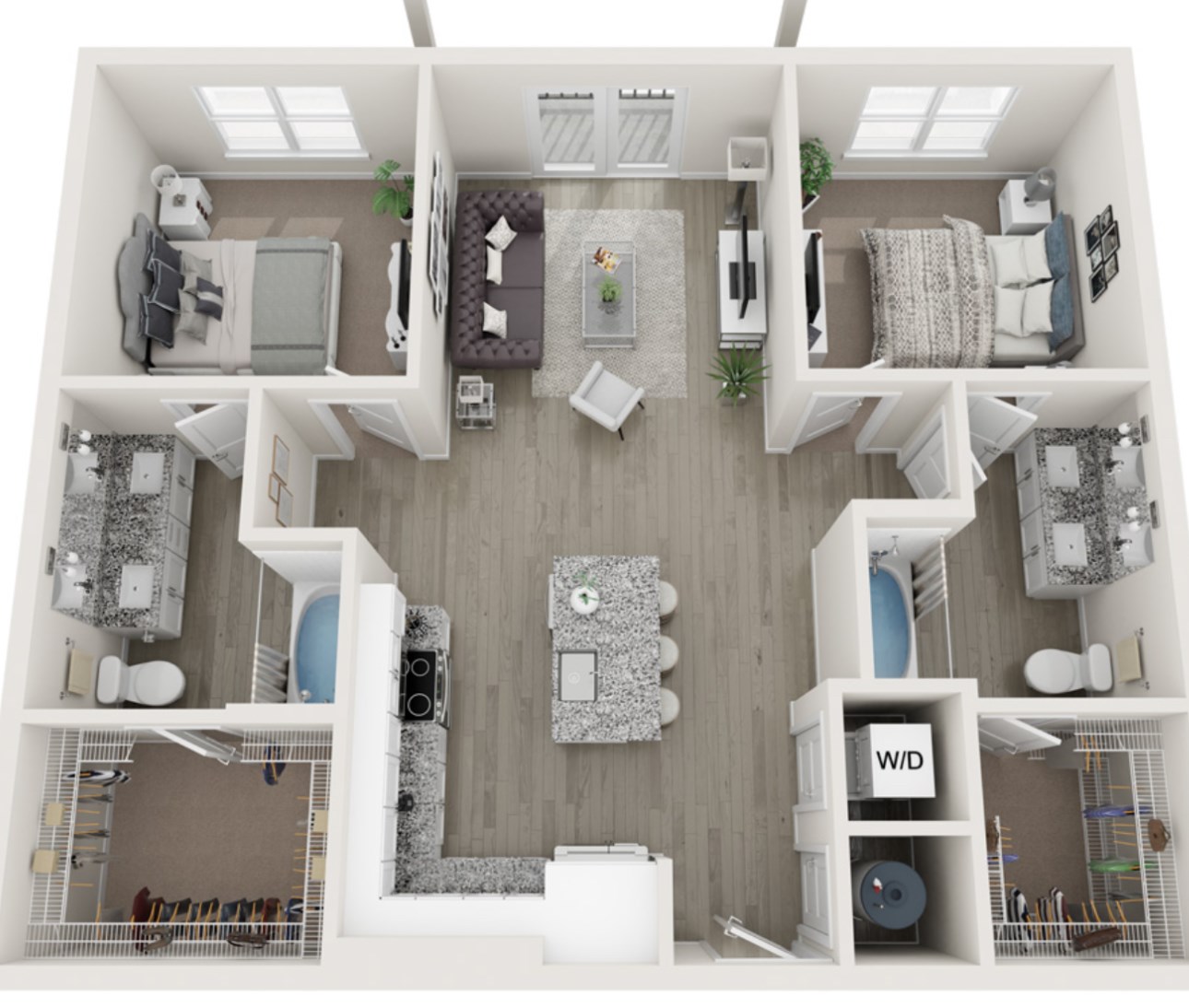 2 BR/2BA Available For Sublease | Statesmen Apartments At Cumming, Georgia 30041