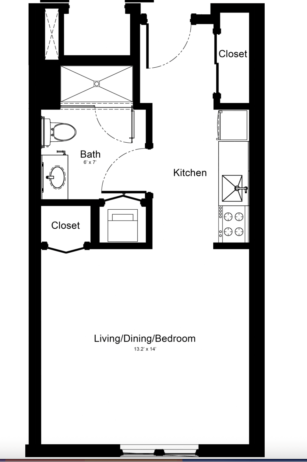 Fully Furnished Studio Apartment Available In Quincy MA!