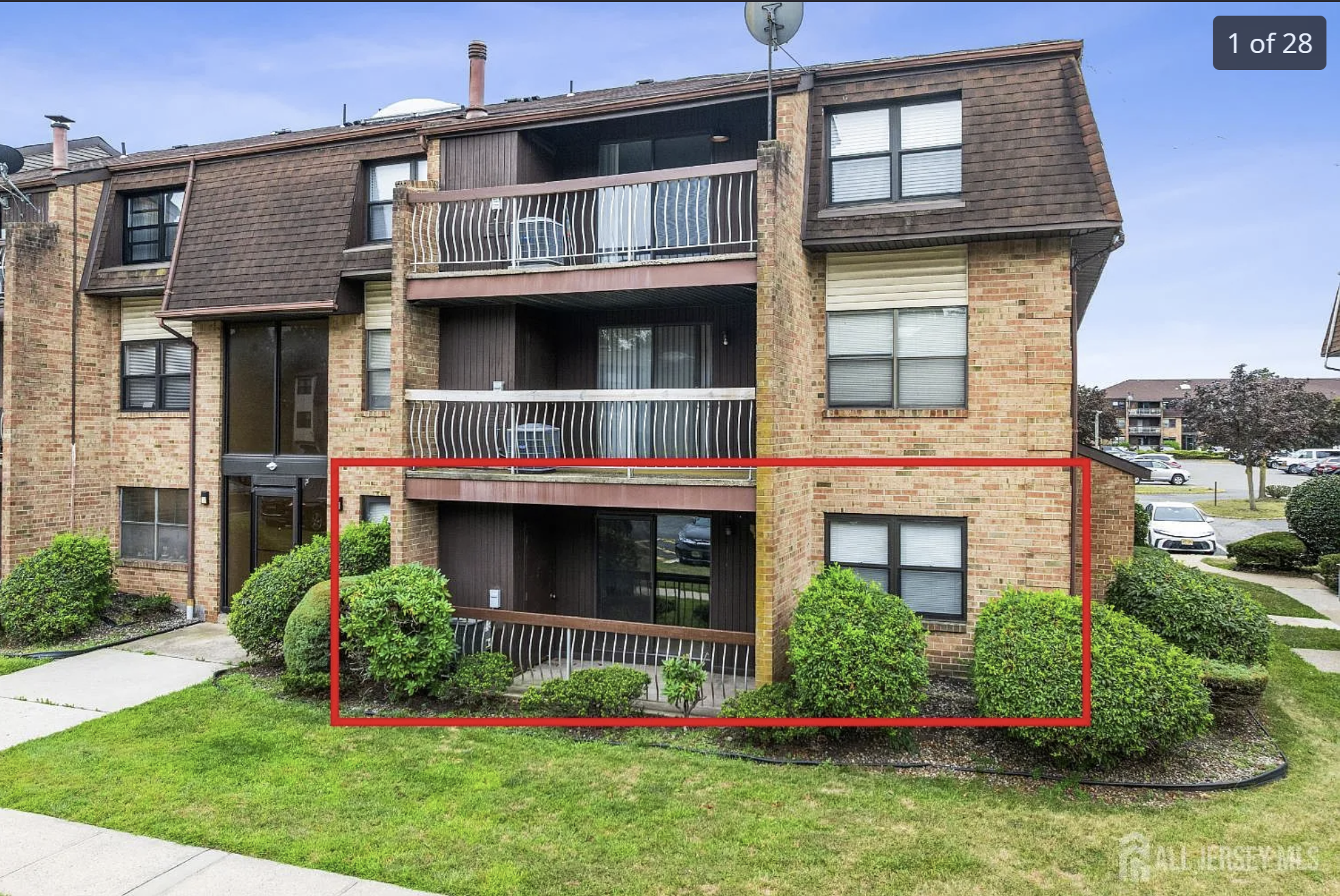 Ground Floor 1 Bedroom Apartment For Rent – Raspberry Ct #1602, Edison, NJ (Near Edison Train Station)