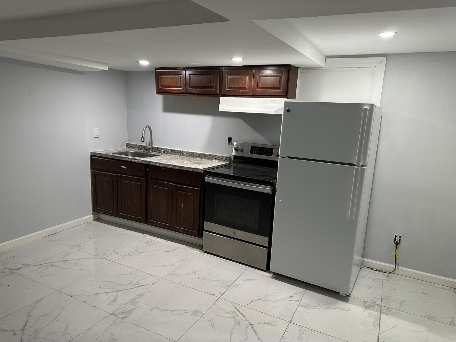 Click to Enlarge Lower Level One Bedroom, Living, Kitchen