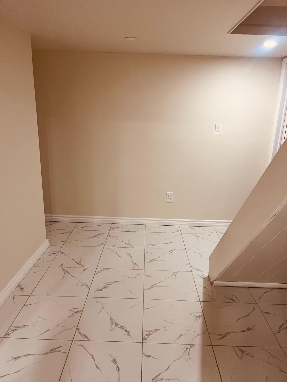 Spacious Basement Apartment 2 Bed For Rent