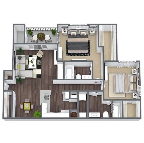 2BHK Apartment For Rent In Shrewsbury, MA