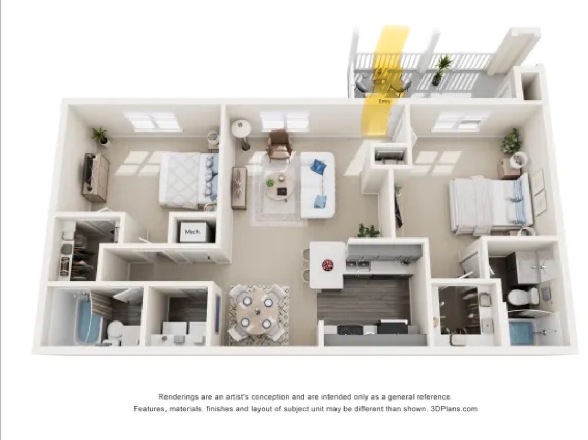 Beautiful 2BR/2BA Apartment Sublease In Village At Broadstone Station, Apex, NC.