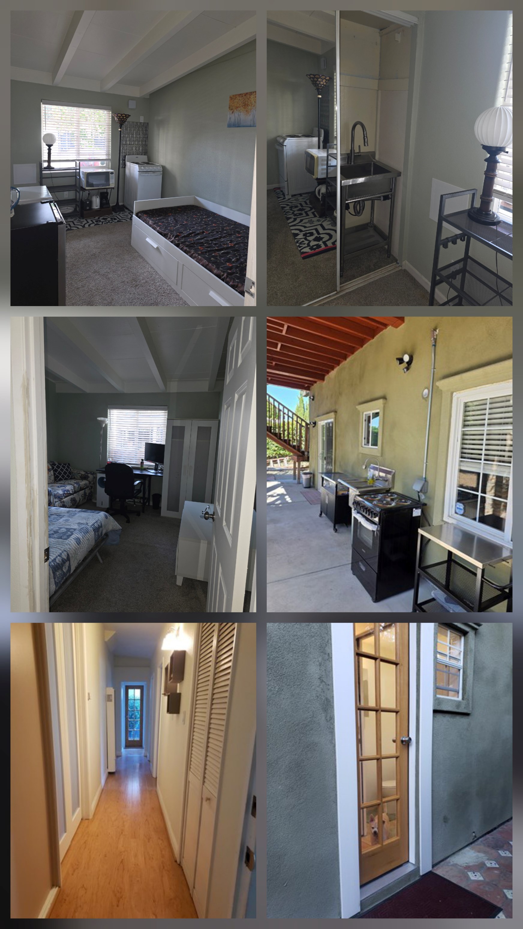 Fully Furnished Independent Large Two Bedrooms Studio Unit (ADU) Available With All Utilities/WiFi/LAN And Extra Space
