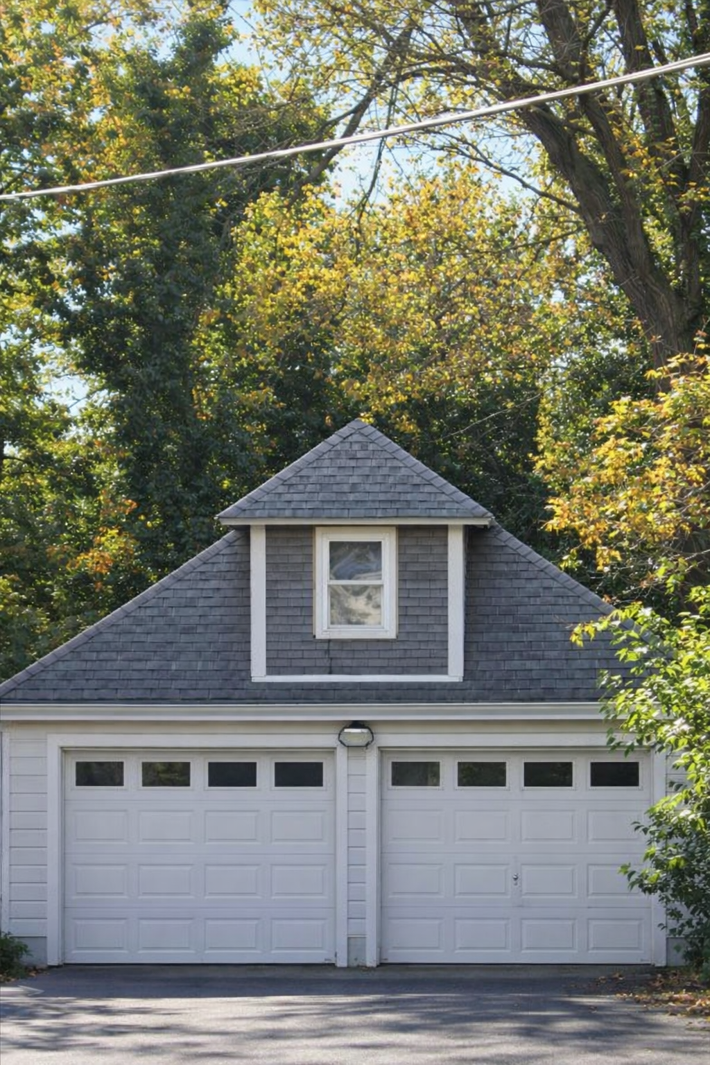 Two Car Garage With Driveway Parking For One Car