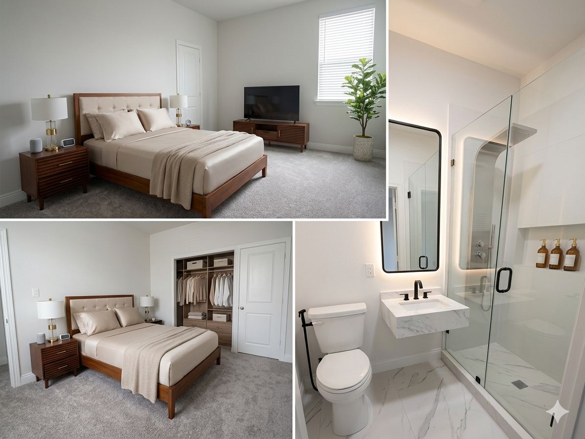 (Female) - 1 Bedroom With Attached Bath  (350 Sqft) In Single Family Home – Wylie TX – Private